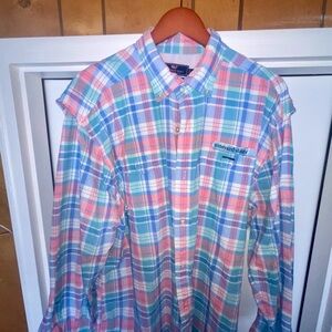 Vineyard Vines Men's Multicolor Plaid Shirt